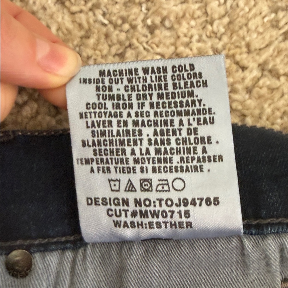 NWT Joe's Jeans Dark Blue Denim SHORTY Shorts Sz 27 - Picture 4 of 5